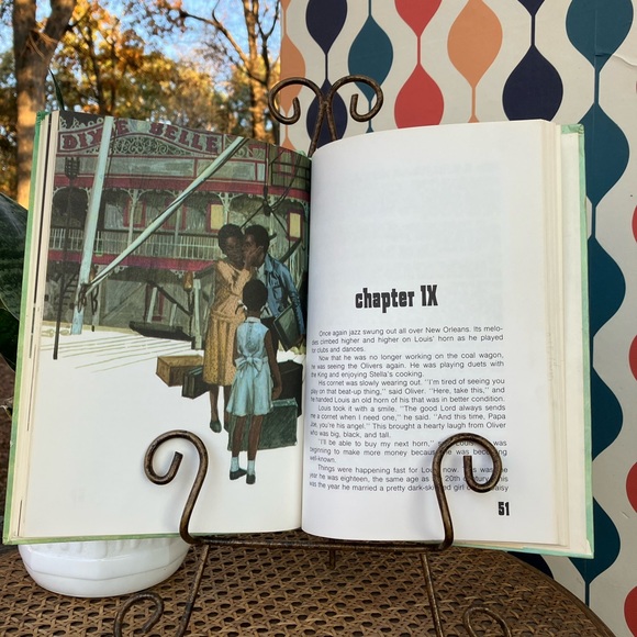 Jazz Ambassador Louis Armstrong by Ruby Wilson Sanders 1973 Hardback USA Printed - Picture 9 of 13